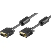 Microconnect VGA -kaapeli, 2 m, musta