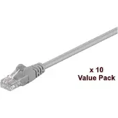 Microconnect Cat5e UTP RJ45 0.5m -verkkokaapeli, harmaa