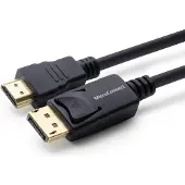 Microconnect DisplayPort 1.2 – HDMI -kaapeli, 10 m, musta