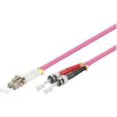 Microconnect OM4 LSZH LC-ST 10m -valokuitukaapeli, violet