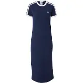 Adidas Originals 3 Stripes Slim Lyhythihainen Midi-mekko