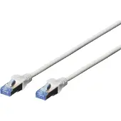 Digitus CAT 5E SF-UTP PATCH CORD, CU, PVC AWG 26/7, LENGTH 10 M, COLOR GREY (DK-1531-100)