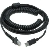 Datalogic 90A052289, Latauskaapeli, Musta, RS-232, RJ-45, Suora, Suora
