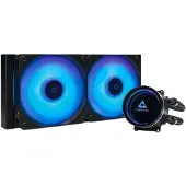 Chieftec Kit vesijäähdytys AIO - - CLC-240-RGB - 240mm - RGB - Musta