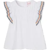 Boboli Loose-Blouse Fantasy For Girl -Bci - White - 116