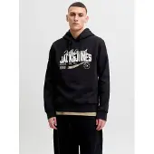 Jack & Jones Collegepaita kitti / musta / valkoinen
