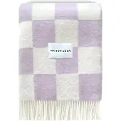 Maison Deux Checkerboard Blanket - White - 130X 200CM