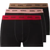 Diesel Bokserishortsit 'Damien' beige / roosa / punainen / musta