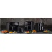 Gorenje HAF2100DCD, 7,7 l, 2100 W, airfryer, musta