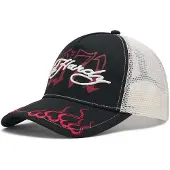Ed Hardy Lippalakki '1971' punainen / musta / villanvalkoinen