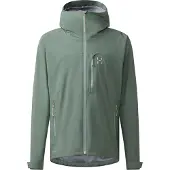 Haglöfs Men's Ozka Proof Jacket Chlorophyll Green Kuoritakit S