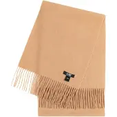 GOBI Cashmere Kaulaliina 'Unisex Cashmere Fringed Scarf' säämiskänkeltainen
