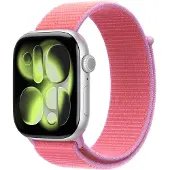Apple Watch 46mm Sport Loop Bright Guava