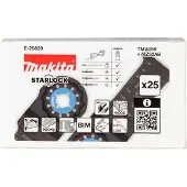 Makita Tarkkuusleikkuuterä TMA059; BIM; 32x50 mm; 25 kpl.