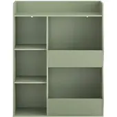 SoBuy Kirjahylly KMB55-K-GR Vihreä 80x34x104 cm