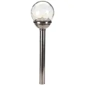 SMART GARDEN Aurinkokennovalaisin Firefly Opal, Musta, Ruostumaton teräs, Moderni,
