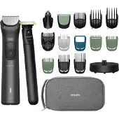 Philips All-in-One-trimmeri 9000 Series MG9556/15 19-i-1-trimmeri, Sort, 9 mm, 1,2 cm, Universel, Paristo, 120 min.