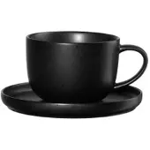Asa selection Coppa Kuro -teekuppi aluslautasella, 200 ml