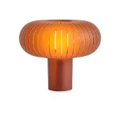 Kartell Pöytävalaisin , Teresa Frozen, himmennettävä, Oranssi, Olohuone, Muovi, Design