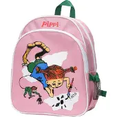 Peppi Pitkätossu PIPPI Selkäreppu, vaaleanpunainen