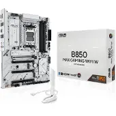 Asus B850 MAX GAMING WIFI W emolevy AMD B850 AM5-kanta ATX DDR5, valkoinen