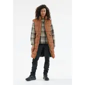 Whistler Amaretto W Long Puffer Vest - Brown - 46