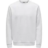 Only & Sons Onsceres Crew Neck Noos - Grey - XL