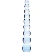 Clarity Elysian Pearls Glass Dildo