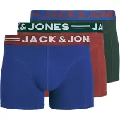 Jack & Jones Bokserishortsit 'JACLICHFIELD' sininen / vihreä / verenpunainen / valkoinen