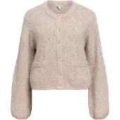 Object Objsaggia Re L/S Knit Cardigan Noos - Beige - S