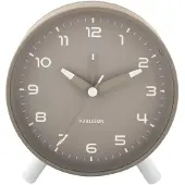 Karlsson Alarm Clock Orgullo Dark Grey - Grey - W12CM