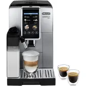De'Longhi Dinamica Plus ECAM380.85.SB -täysautomaattinen espressokone, musta, hopea