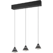 TRIO Romeo LED riippuvalaisin 3-os mattamusta 2300+3000+4000K
