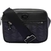 Lacoste Nomogramme Crossbody-laukku 19 cm Musta