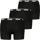 Puma Bokserit - 3 kpl - Mukavuus Stretch - Mutta - Musta - - S - Small - Bokserit