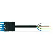 Wago Tilslutningskabel 3M HF Eca Hunstik/fri ende, sininen