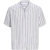 Jack & Jones Jjeliam Resort Shirt Ss Sn - White - L