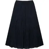 Superdry for woman. W7210412A Tiered Maxi Skirt navy (M), Casual, Cotton
