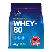 Star Nutrition Whey-80 Heraproteiini 4 kg