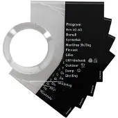 Electrolux kilpi ohjelma-,väännin,tarrateippi,DA,NO,FI,SV 140117839104