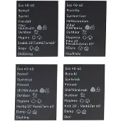 Electrolux kilpi ohjelma-, väännin, tarrateippi, DA,NO,FI,SV 140088450121