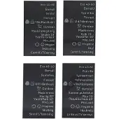 Electrolux kilpi ohjelma-, väännin, tarrateippi, DA,NO,FI,SV 140233656317