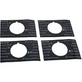 Electrolux kilpi ohjelma-, väännin, tarrateippi, DA,NO,FI,SV 140283535080