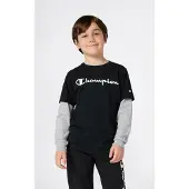 Champion Ss Tee - Black - 138-143