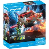 Playmobil Hero With Vehicle - Red - ONE SIZE