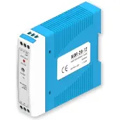 Teltonika 20W Din Rail Power Supply, valkoinen/sininen