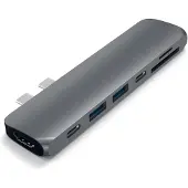 Satechi Type-C Pro Hub 4K HDMI 85W Space Gray USB-C / Thunderbolt 3 Telakointiasema