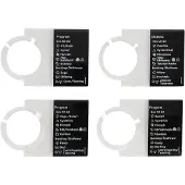 Electrolux kilpi ohjelma-,väännin,tarrateippi,DA,NO,FI,SV 140087307462