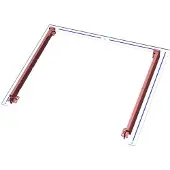 Electrolux Luukun lasiosa - 594x470mm 140037378332