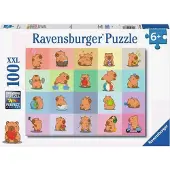 Ravensburger Palapeli Capybara 100 Palaa